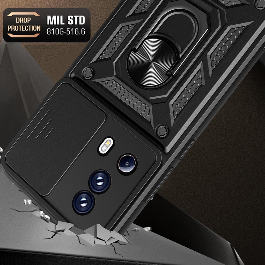 Kryt Xiaomi Redmi Note 12 Pro 5G / Poco X5 Pro Techsuit CamShield Pro modrý