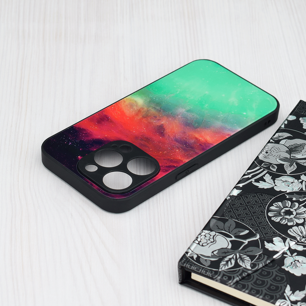 Pouzdro iPhone 15 Plus Techsuit - Glaze Series, Fiery Ocean