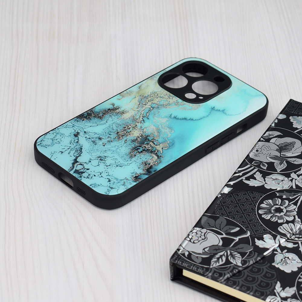 Pouzdro iPhone 15 Plus Techsuit - Glaze Series, Blue Ocean