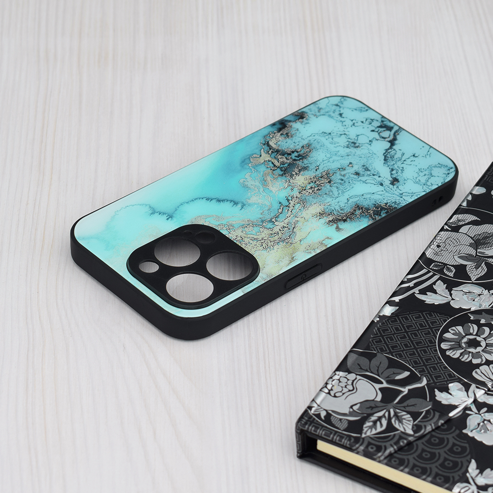 Pouzdro iPhone 15 Plus Techsuit - Glaze Series, Blue Ocean
