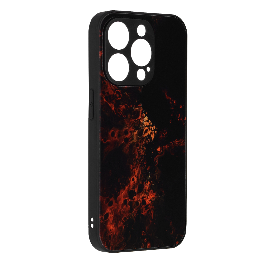 Pouzdro iPhone 15 Plus Techsuit - Glaze Series, Red Nebula