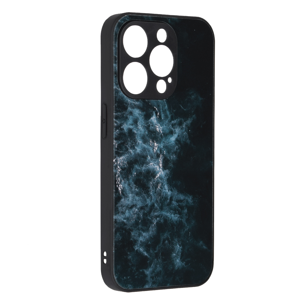 Pouzdro iPhone 15 Pro Techsuit - Glaze Series, Blue Nebula