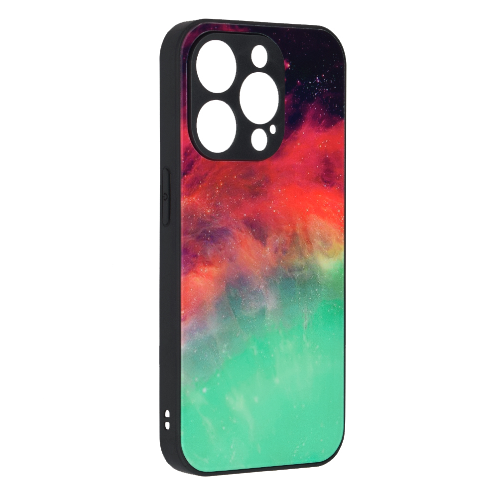 Pouzdro iPhone 15 Techsuit - Glaze Series, Fiery Ocean