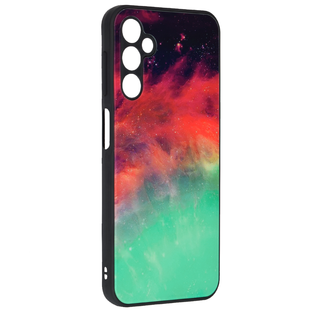 Pouzdro Samsung Galaxy A14 4G / A14 5G Techsuit - Glaze Series, Fiery Ocean