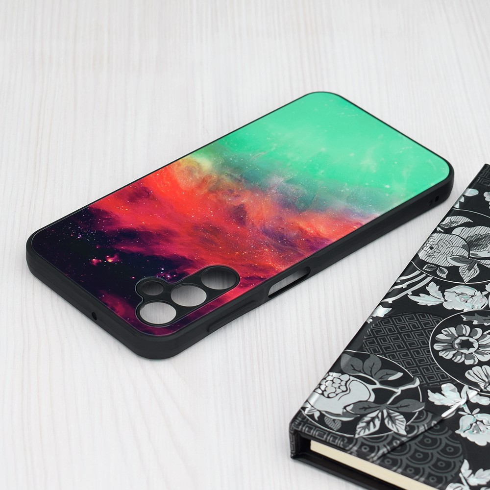 Pouzdro Samsung Galaxy A14 4G / A14 5G Techsuit - Glaze Series, Fiery Ocean