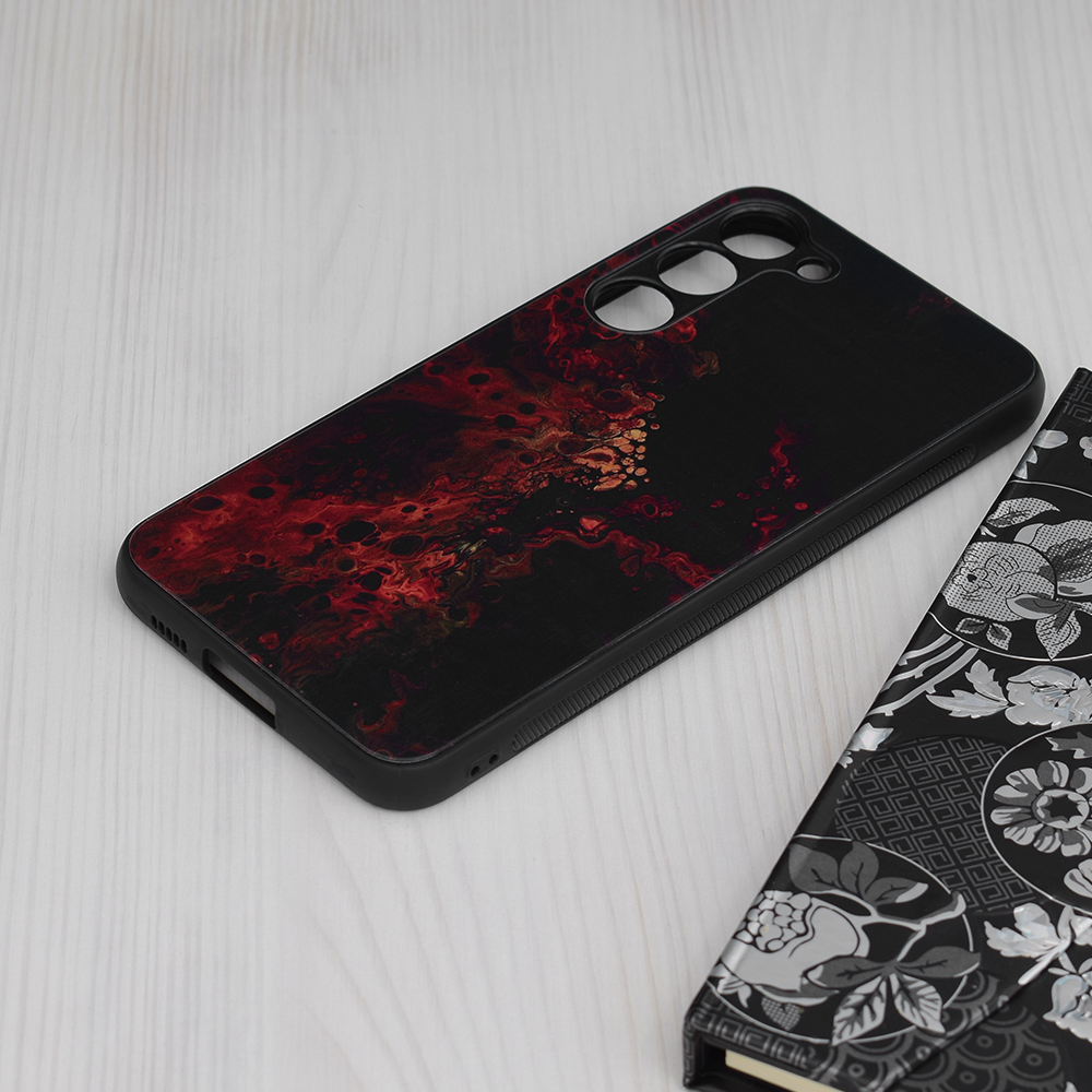 Pouzdro Samsung Galaxy S21 Techsuit - Glaze Series, Red Nebula
