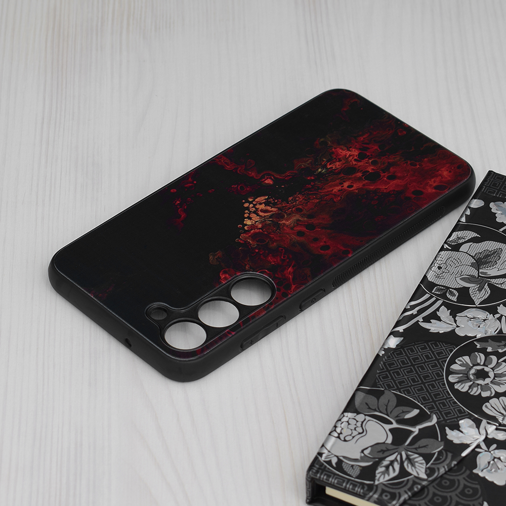 Pouzdro Samsung Galaxy S21 Techsuit - Glaze Series, Red Nebula