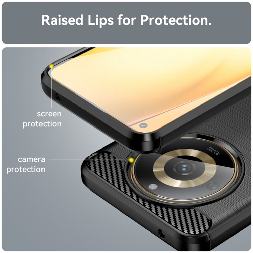 Kryt Realme 11 Pro / 11 Pro+, Armored Carbon black