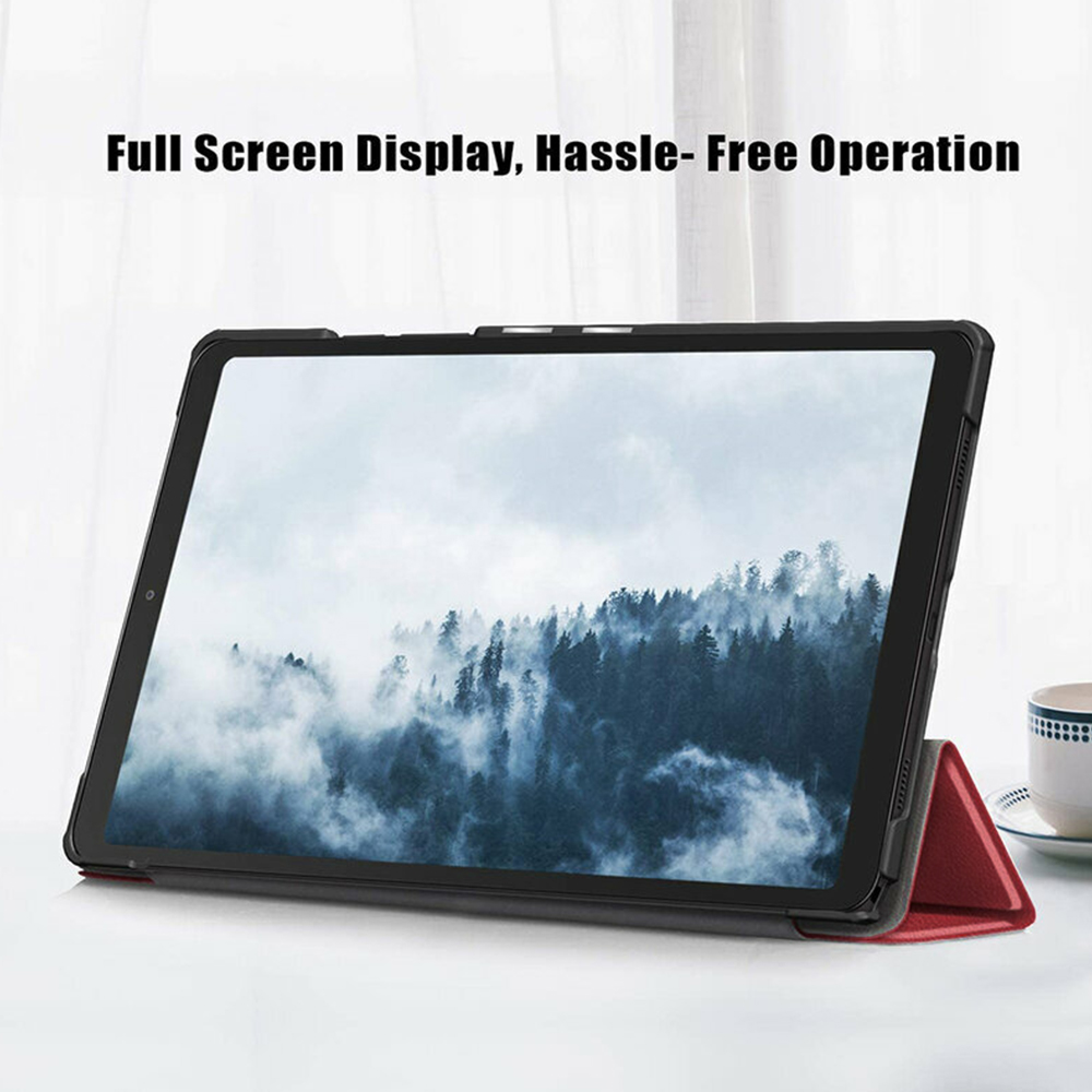 Pouzdro pro tablet Samsung Galaxy Tab A9 / A11 Techsuit FoldPro burgundy