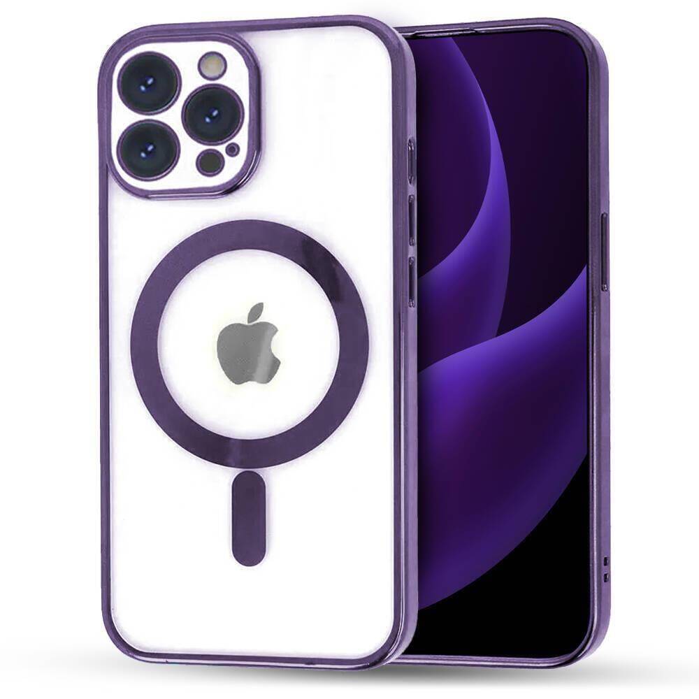Kryt iPhone 15 Plus, Nexeri MagSafe fialový