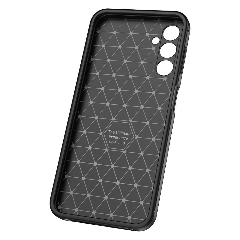 Kryt Samsung Galaxy A54 5G, Armored Shockproof Carbon Fiber černý