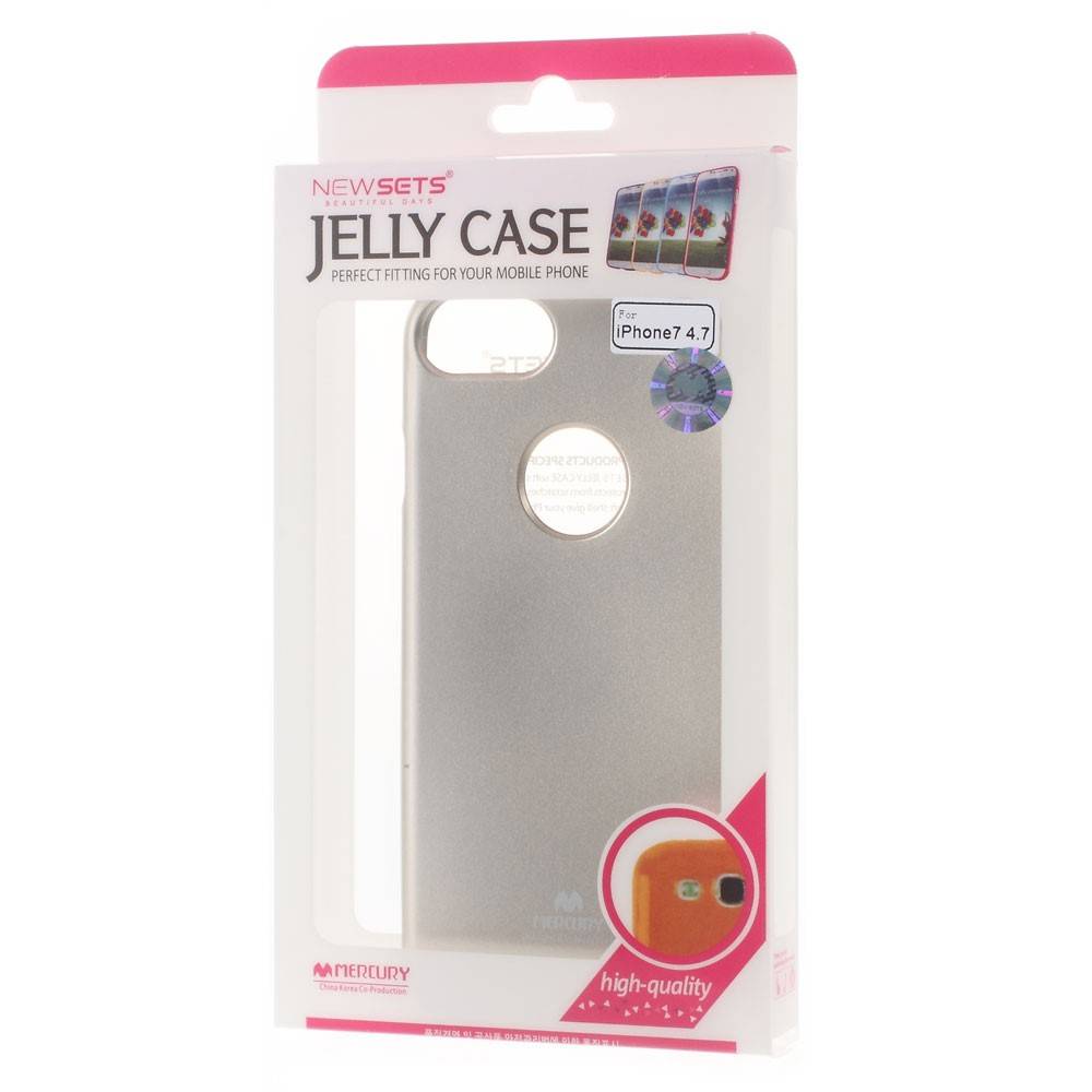 Kryt iPhone X / XS Jelly Case Mercury silicone zlatý