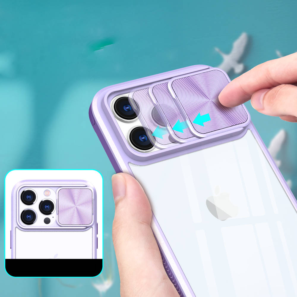 Kryt Samsung Galaxy A53 5G MX Camslider fialový