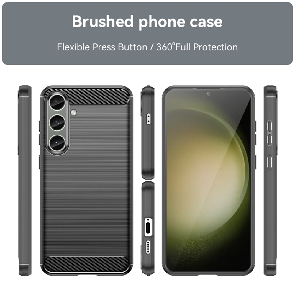 Kryt Samsung Galaxy S24 Plus, Armored Carbon černý