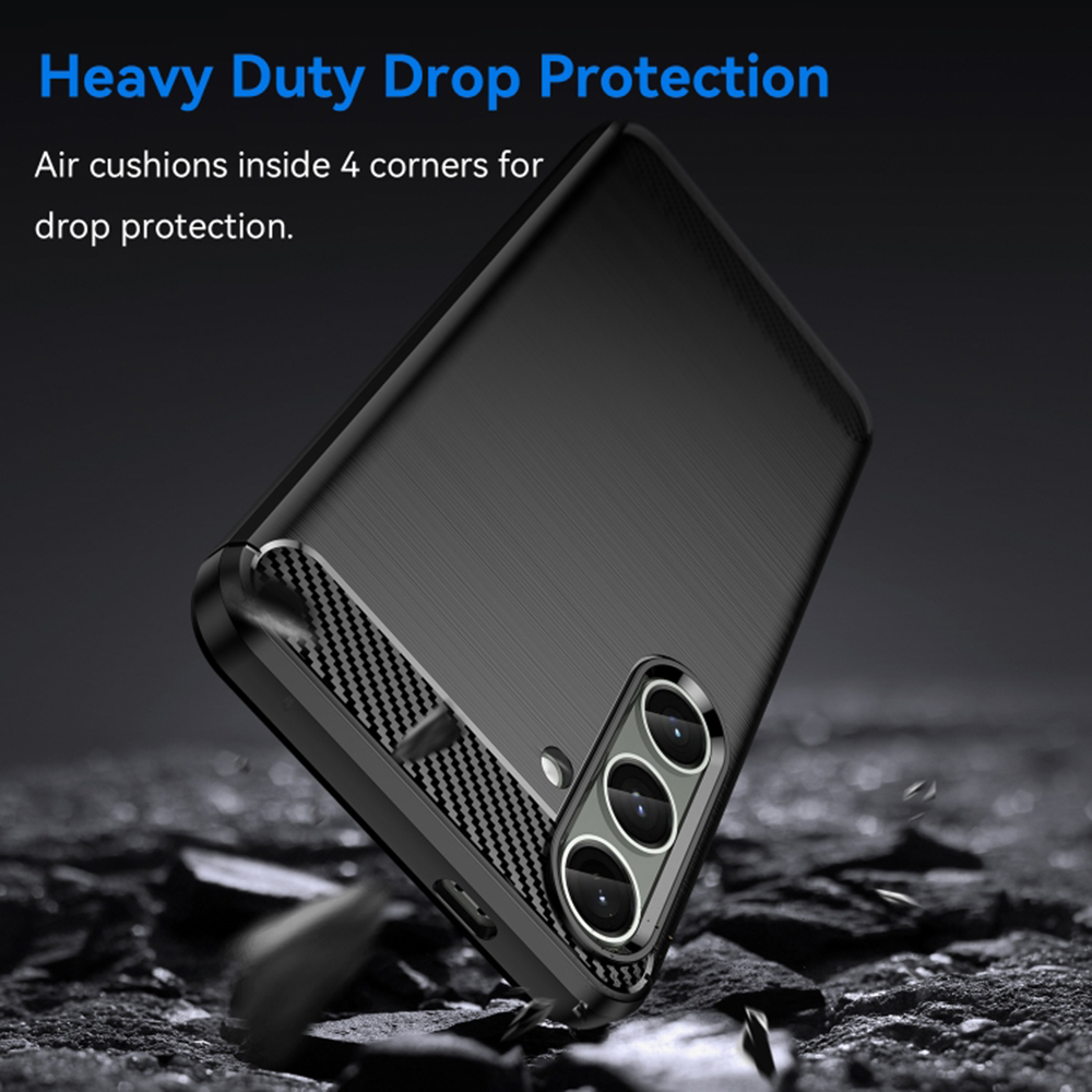 Kryt Samsung Galaxy S24 Plus, Armored Carbon černý