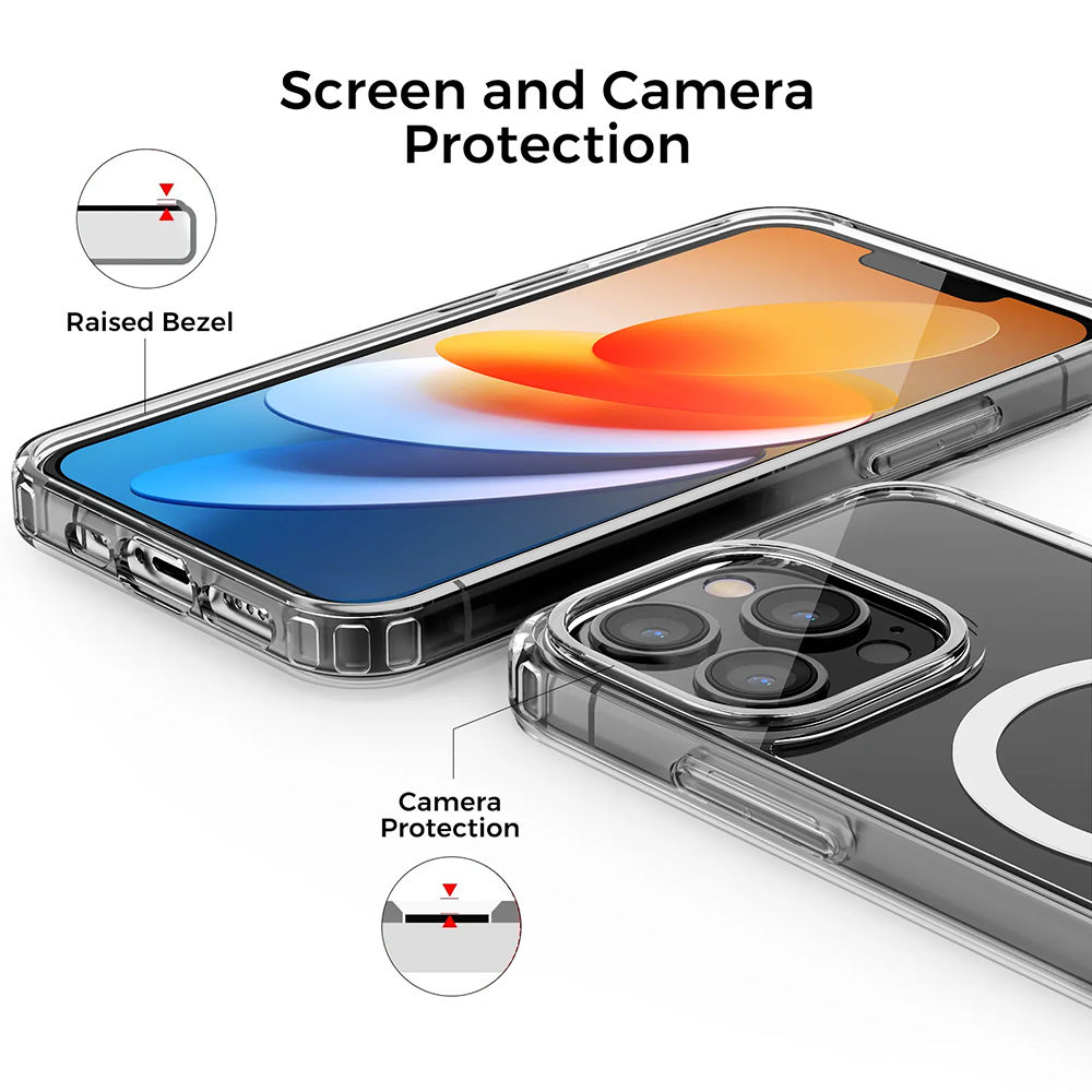 Kryt iPhone 15 Pro Max, Techsuit - MagSafe Pro, černý