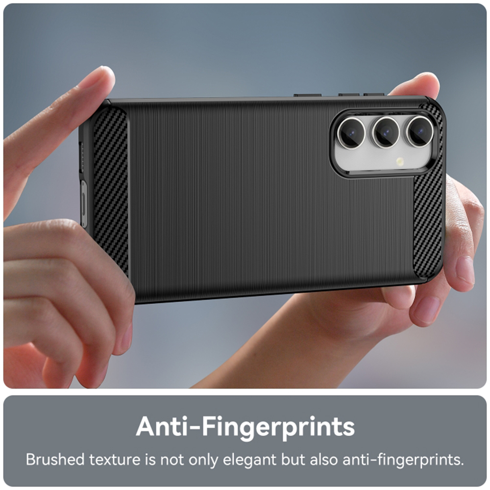 Kryt Samsung Galaxy A55 5G, Armored Carbon černý