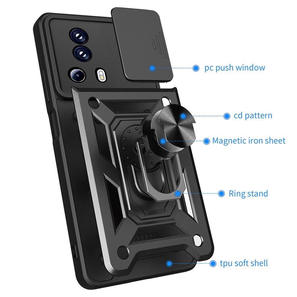 Kryt Xiaomi 14 Ultra Techsuit CamShield Pro modrý