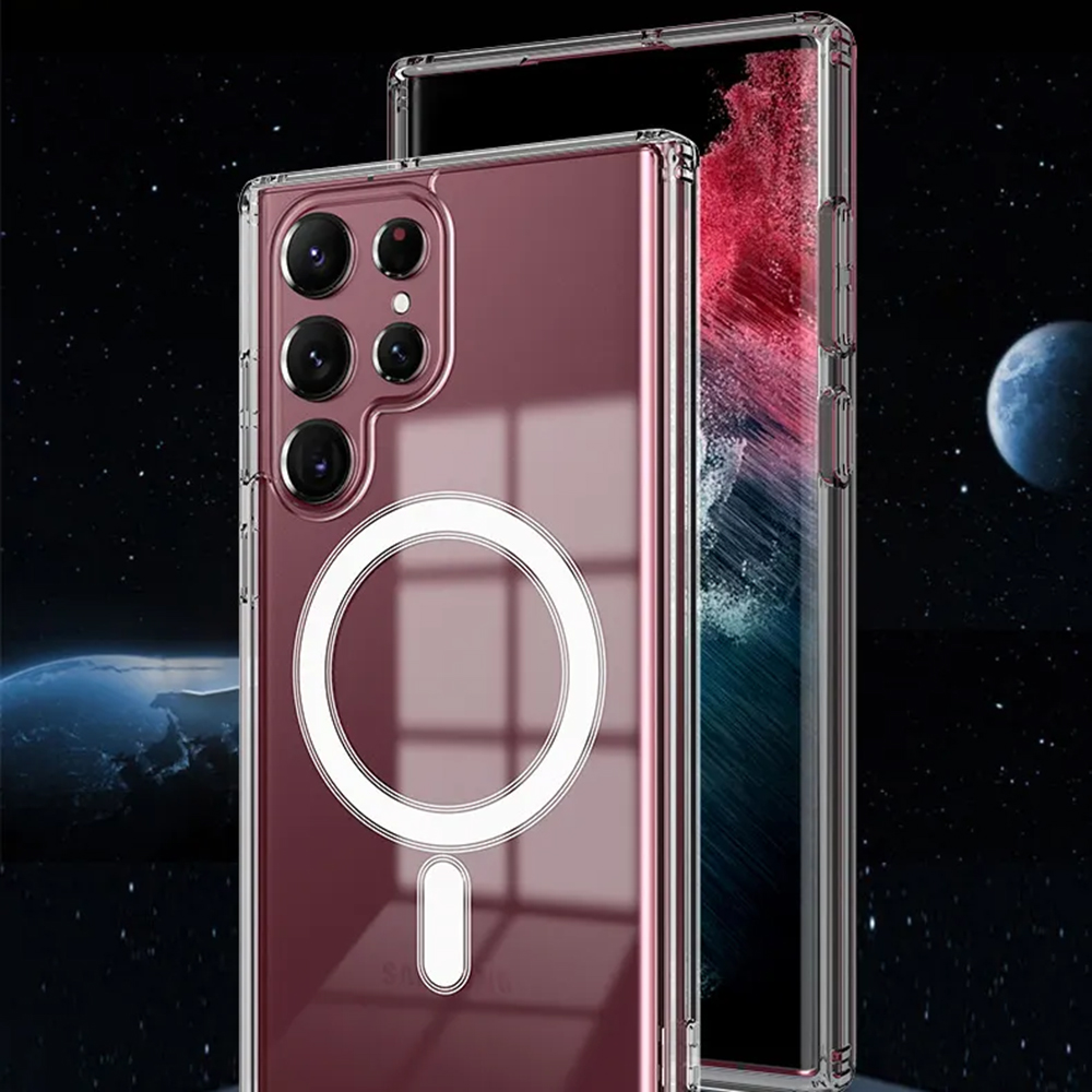 Kryt Samsung Galaxy S24 Ultra, Techsuit - MagSafe Pro, růžový