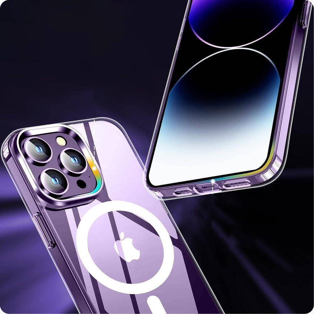 Kryt Samsung Galaxy S23 Ultra Tech-Protect FlexAir Hybrid MagSafe transparentní