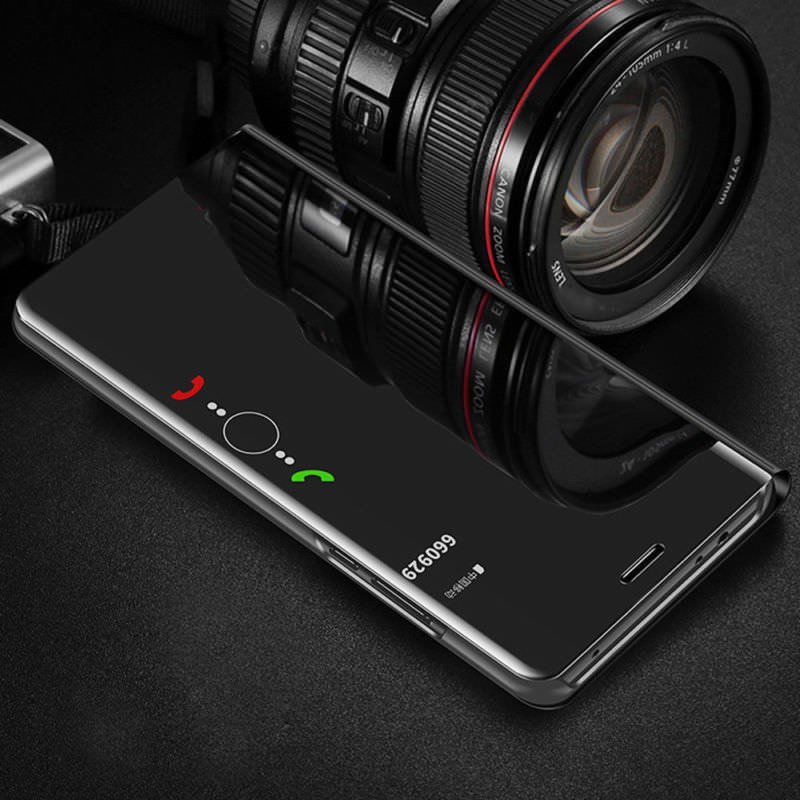 Pouzdro Huawei P40 Pro Clear View Cover černé