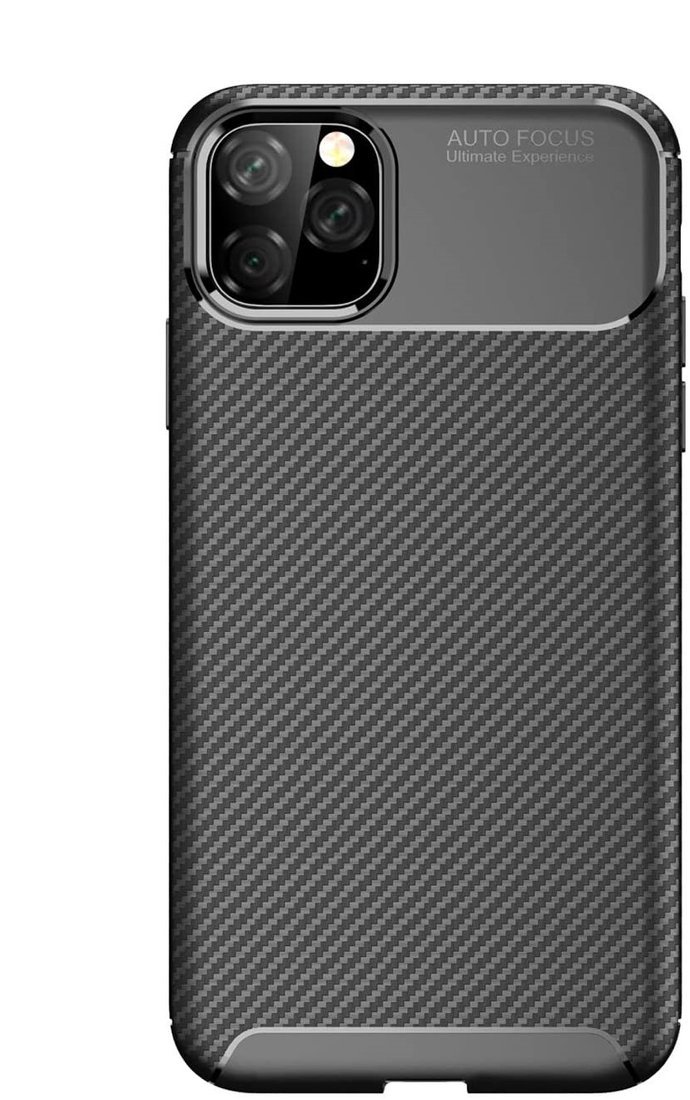 Kryt Huawei P30 Pro case Armored Shockproof Carbon Fiber black
