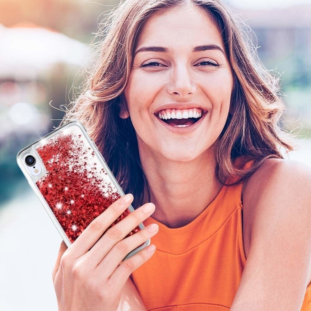 Kryt Huawei P40 Lite E Liquid červené