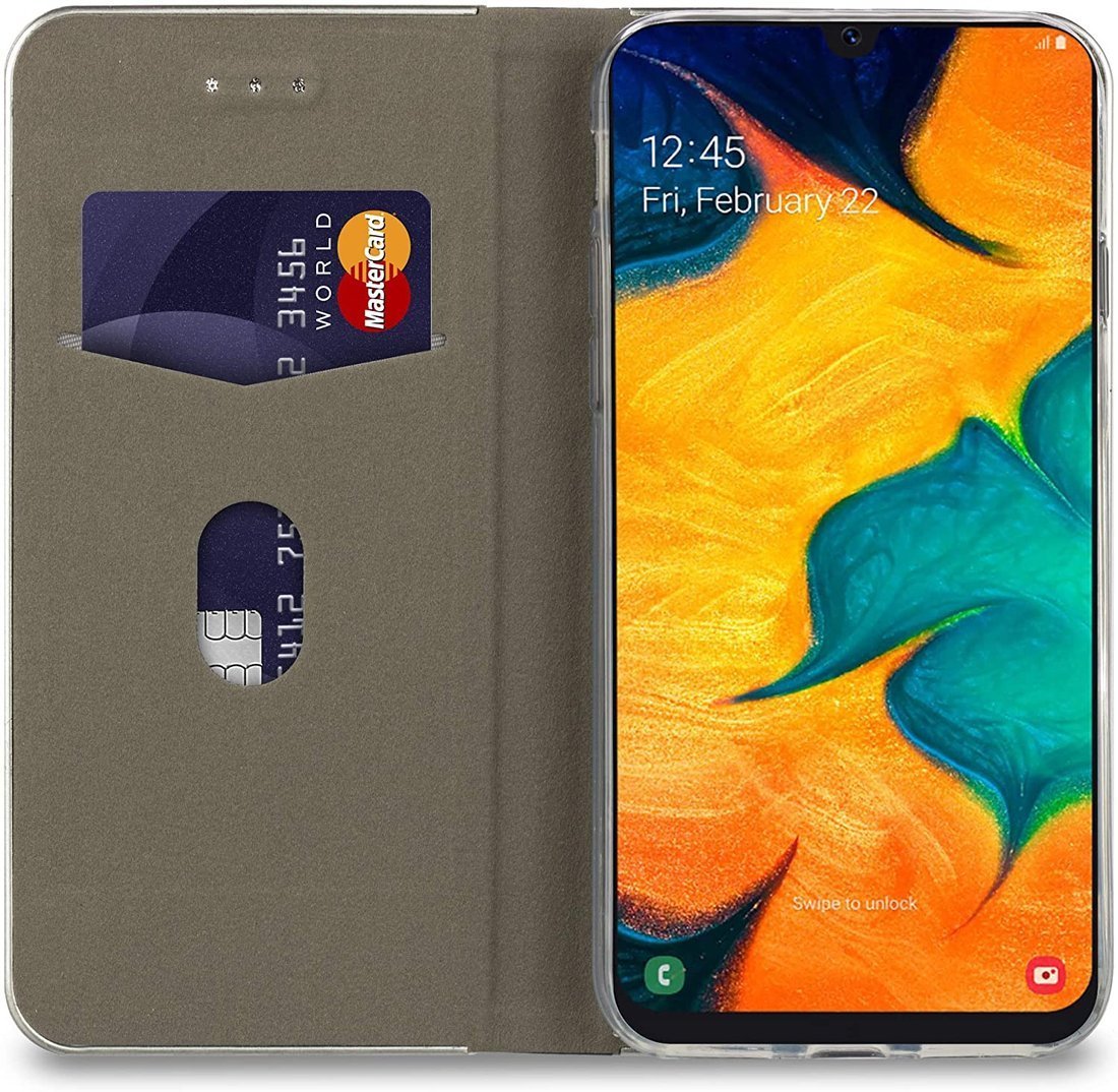 Pouzdro HUAWEI Y6P s flipem, umělá kůže Venus modré