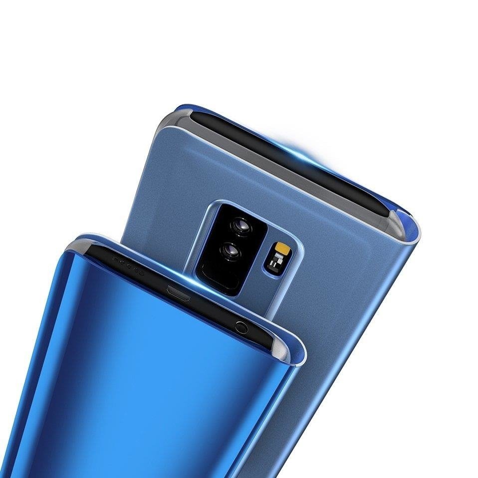 Pouzdro Huawei P40 Lite Clear View Cover modré