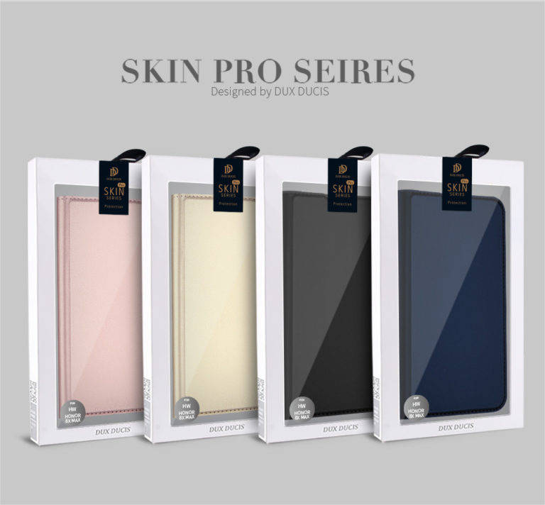 Pouzdro Huawei Mate 30 kožené Dux Ducis Skin zlaté