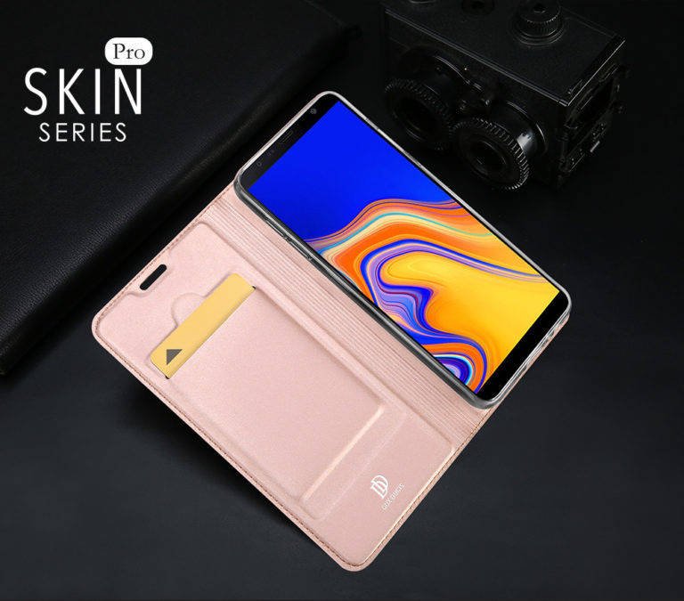 Pouzdro Xiaomi Redmi K30 / POCO X2 kožené Dux Ducis Skin růžové