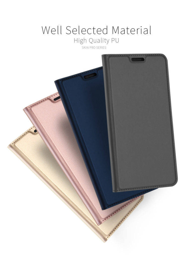 Pouzdro Xiaomi Redmi K30 / POCO X2 kožené Dux Ducis Skin modré