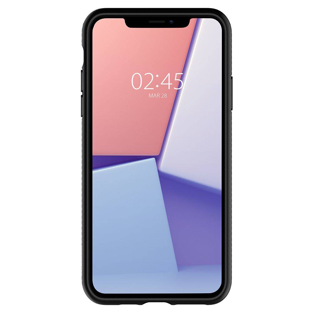 Kryt Samsung Galaxy S21 ULTRA Spigen Liquid Air Matte černý