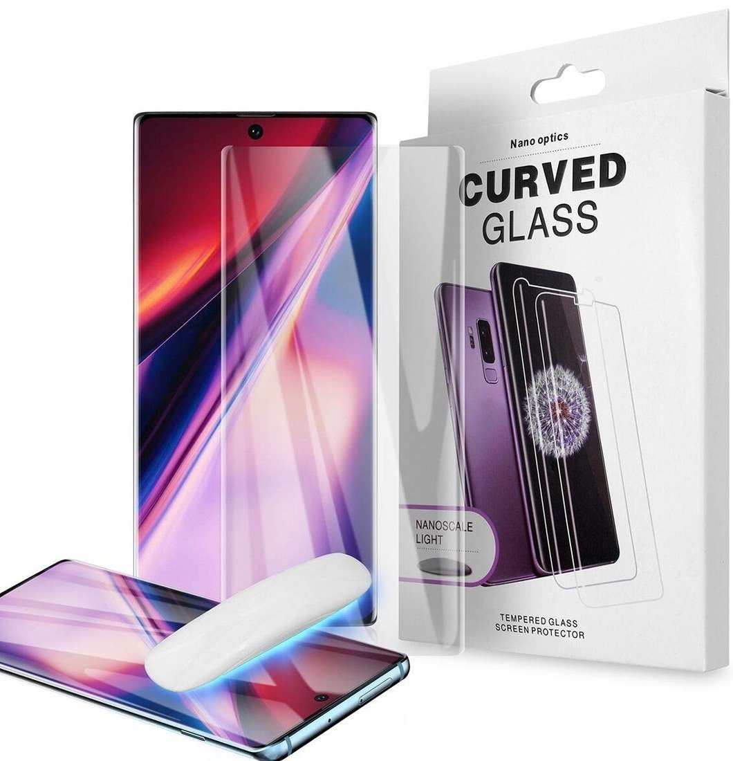 Tvrzené sklo 5D UV Samsung Galaxy S21, Full Glue černé