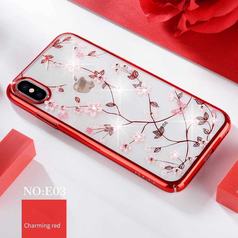 Kryt iPhone 11 Pro - Sulada Multiflower červený