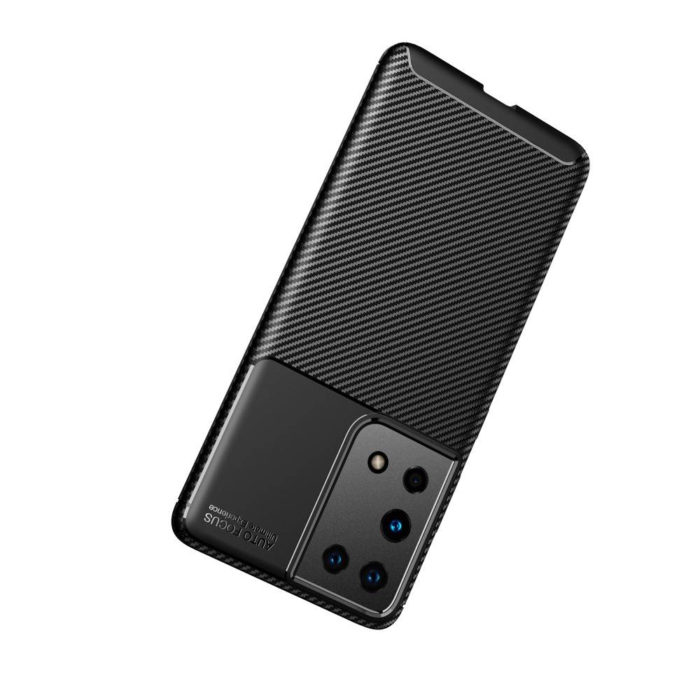 Kryt Samsung Galaxy A32 5G Armored Shockproof Carbon Fiber černý