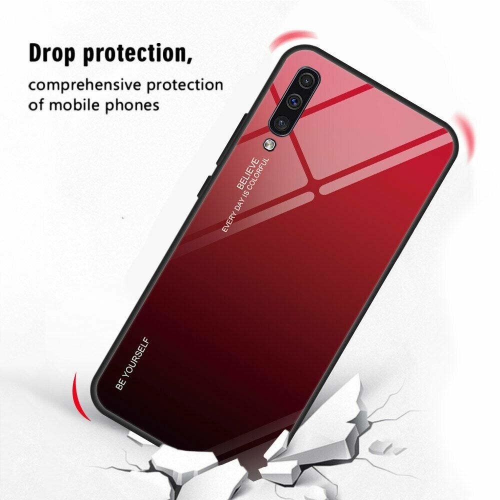 Kryt iPhone 11 Pro Glass case Gradient černý/modrý