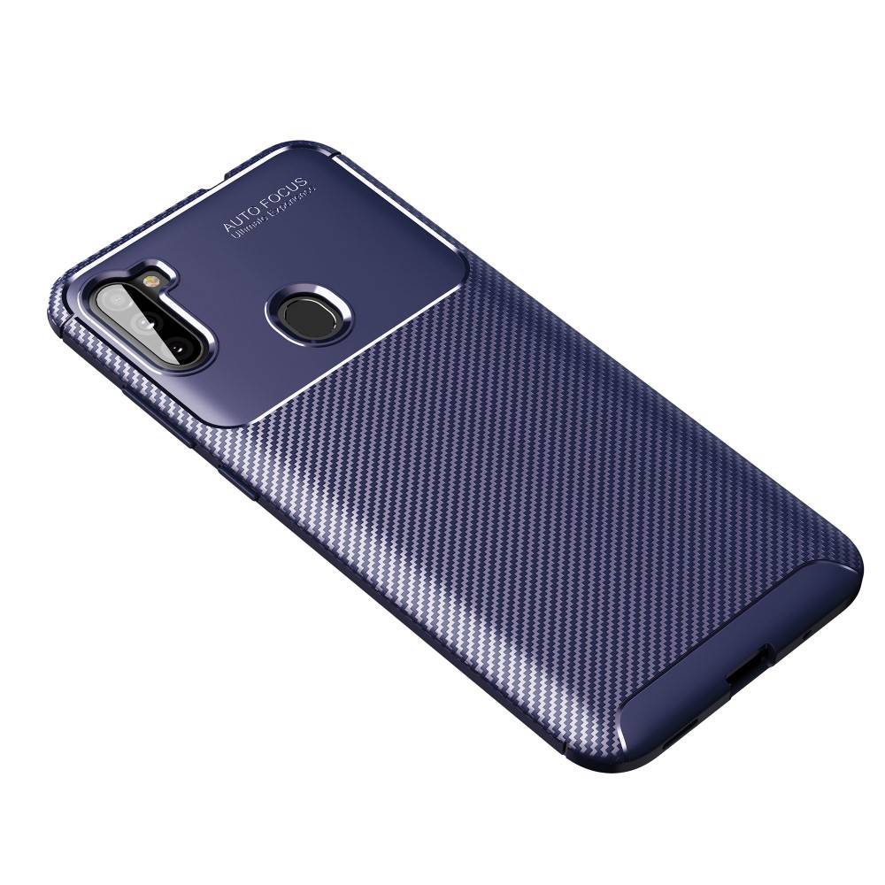 Kryt Samsung Galaxy NOTE 20 Armored Carbon Fiber navy blue