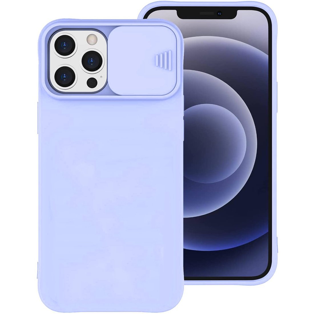 Kryt Samsung Galaxy A12 / M12 s krytem fotoaparátu - světle modrý