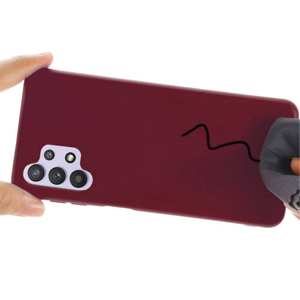 Kryt Xiaomi Redmi Note 9 / Redmi 10x Silicone case burgundy