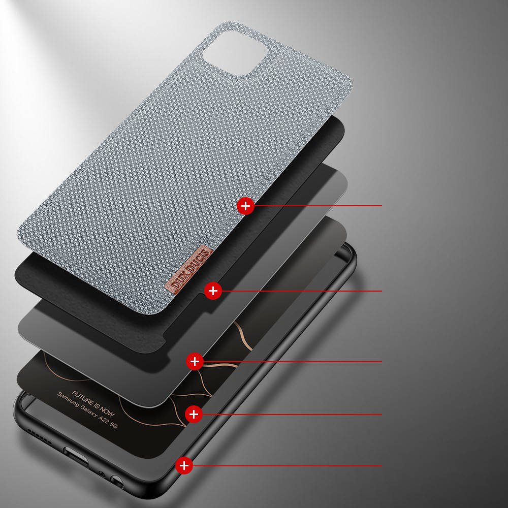 Kryt Samsung Galaxy A22 4G LTE Dux Ducis Fino nylon case modrý