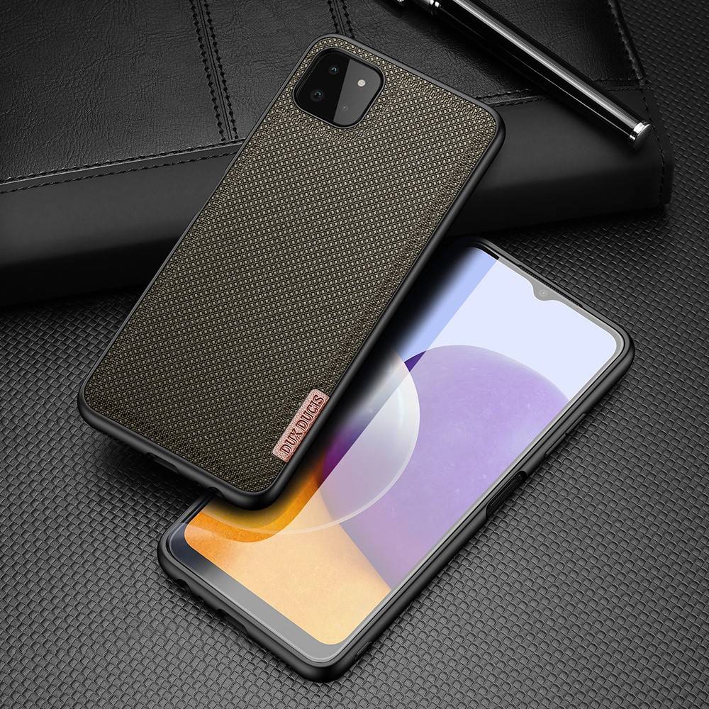 Kryt Samsung Galaxy A22 4G LTE Dux Ducis Fino nylon case zelený