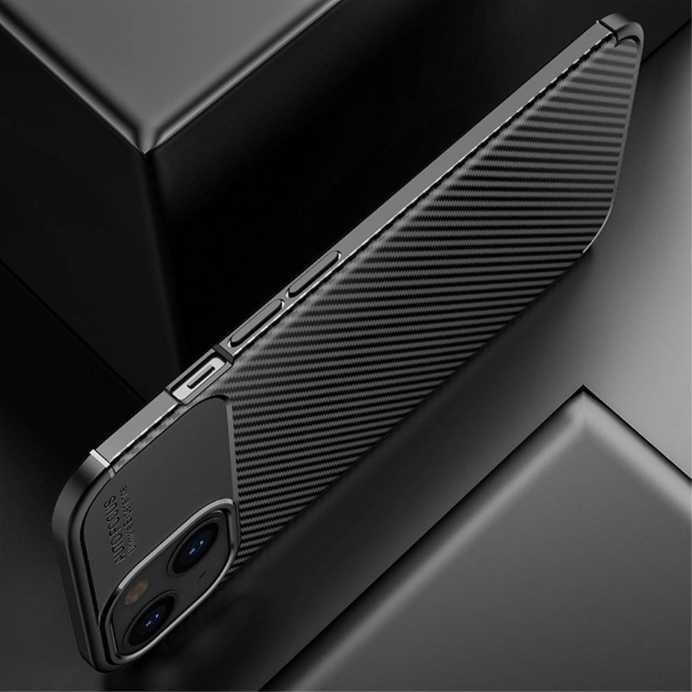 Kryt iPhone 13 mini Armored Shockproof Carbon Fiber černý