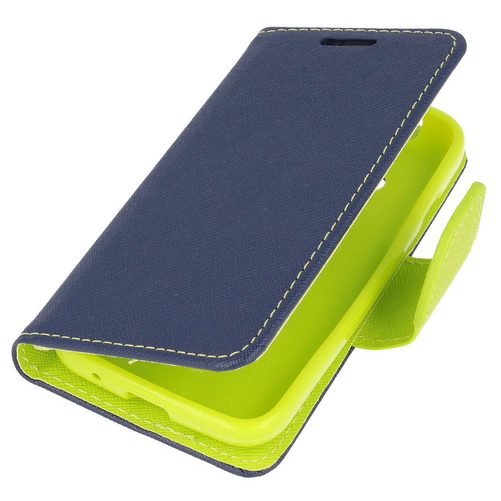  Pouzdro flip fancy Samsung Galaxy A32 5G modrá/zelená