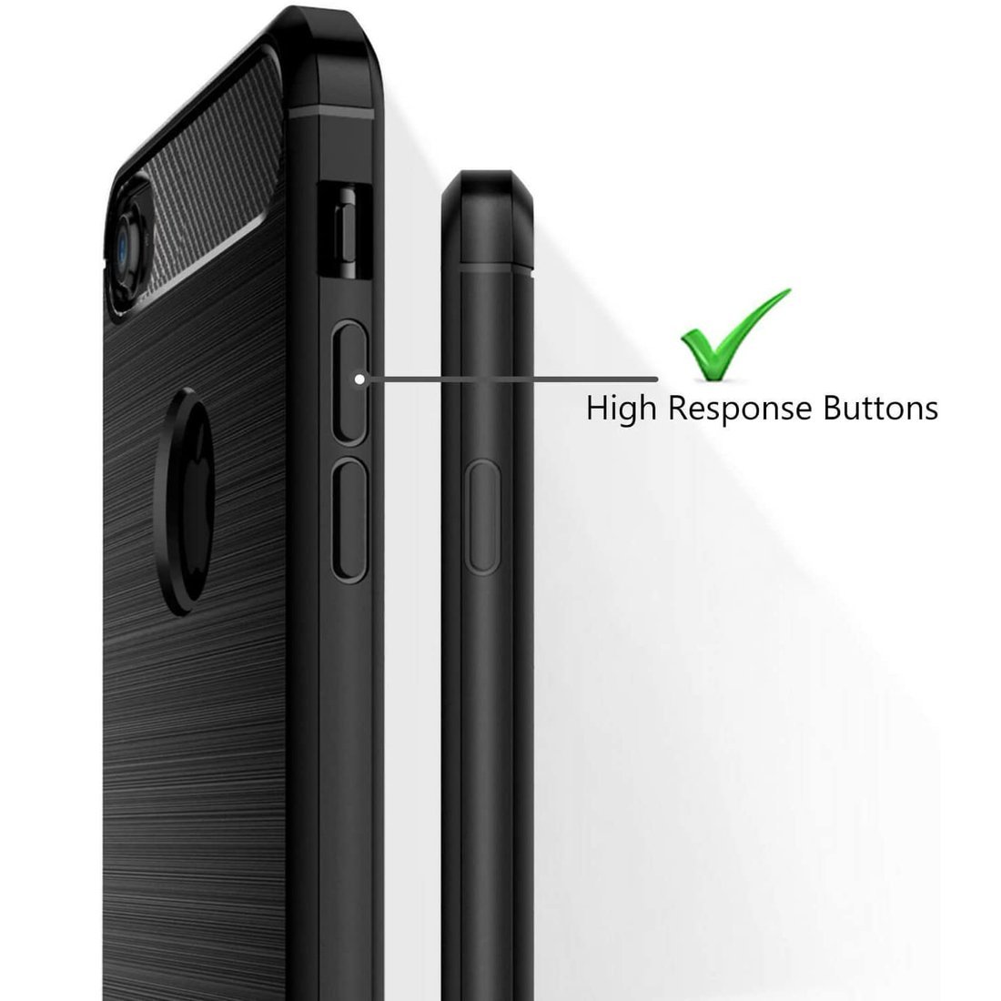 Kryt iPhone 5 Armored Carbon black