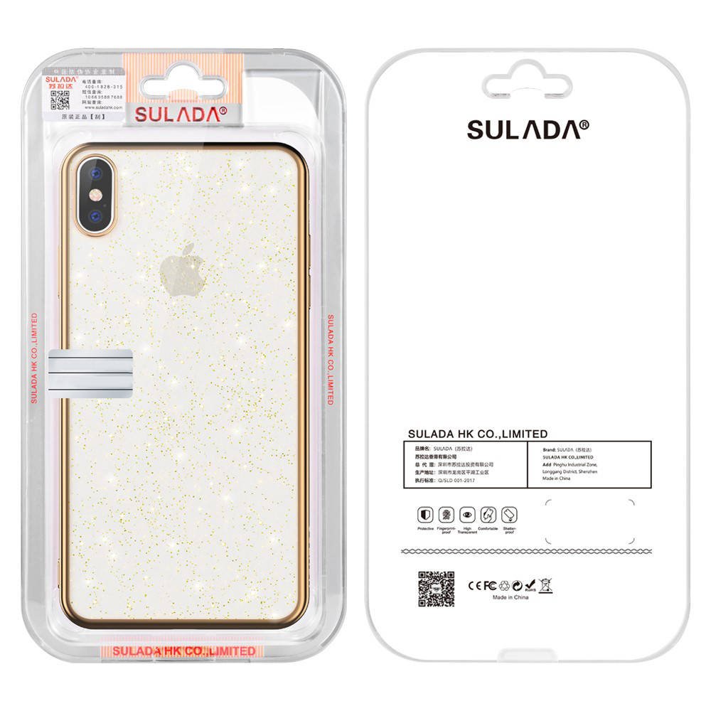 Kryt iPhone 12 mini Sulada Glitter zlatý