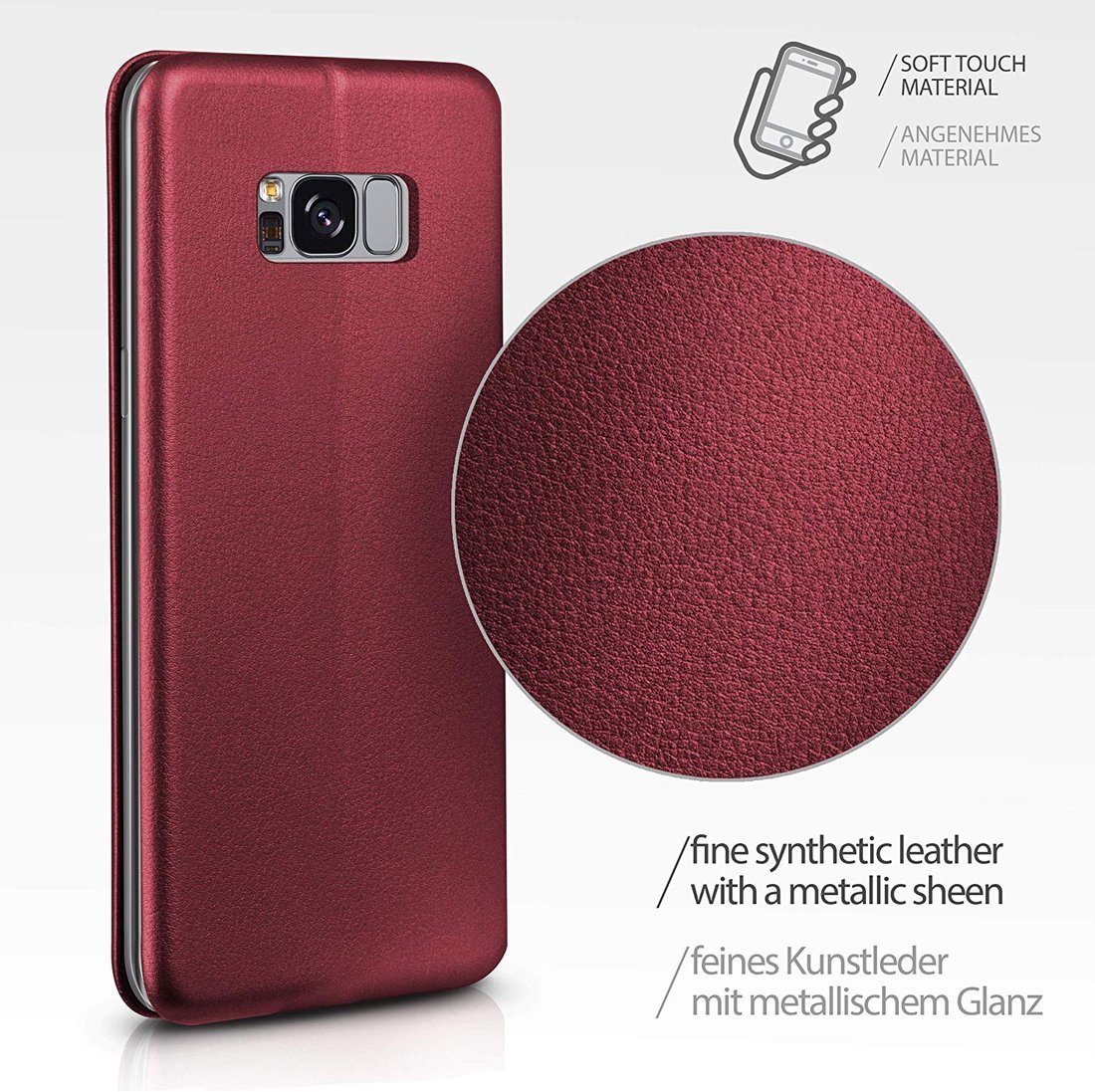 Pouzdro iPhone 13 Pro Elegance burgundy