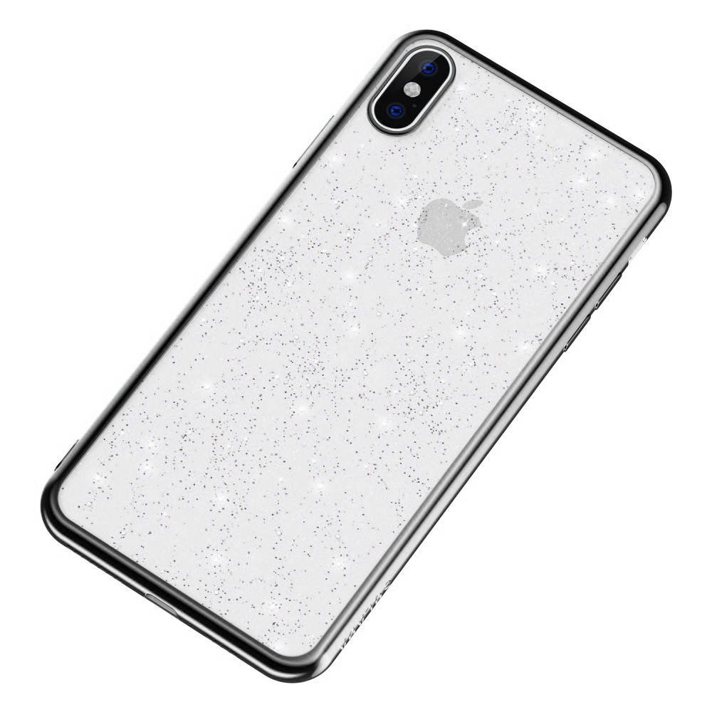 Kryt iPhone 12 Pro Max Sulada Glitter černý