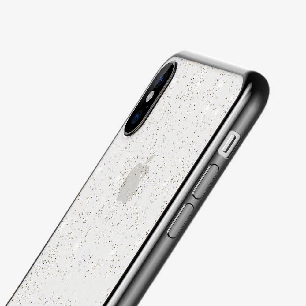 Kryt iPhone 12 Pro Max Sulada Glitter černý