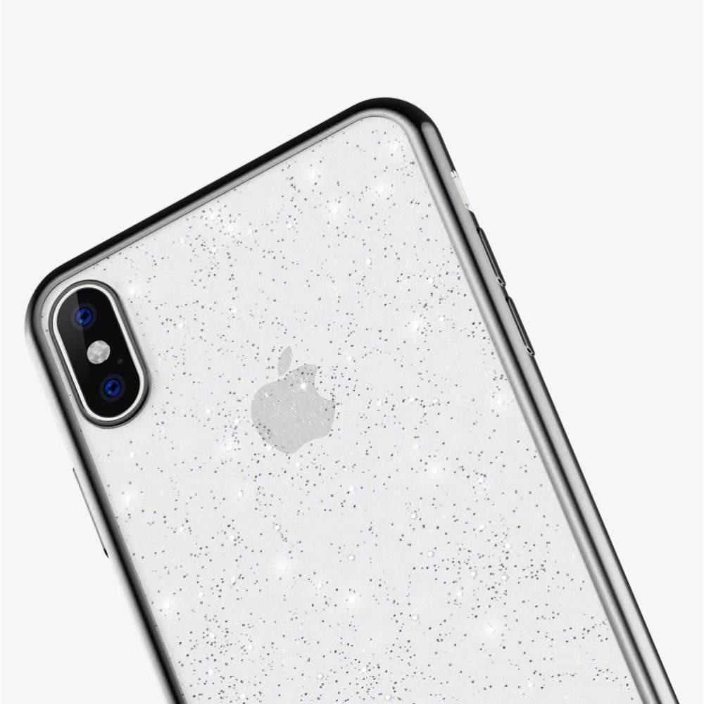 Kryt iPhone 12 Pro Max Sulada Glitter černý
